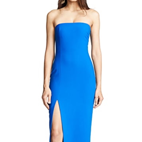 likely palmer strapless gown